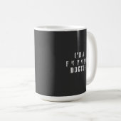 Future Doctor Grunge-Typografie-Design Kaffeetasse (VorderseiteRechts)