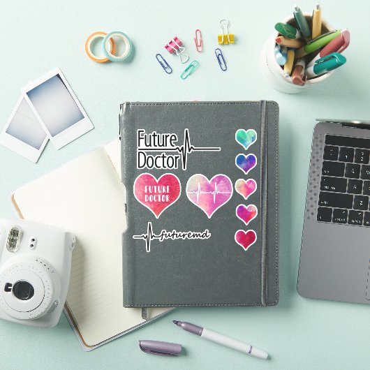Future Doctor - Heart - Sticker Collection (iPad Hülle)