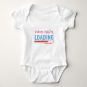 Future Doctor Loading Funny Personalisiert Unisex Baby Strampler (Vorderseite)