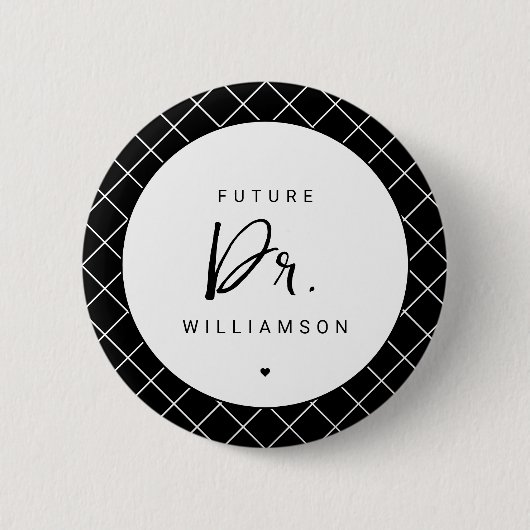 Future Doctor | Medizinstudentin Button (Vorderseite)