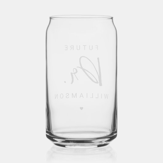 Future Doctor | Medizinstudentin Dosenglas (Rückseite)