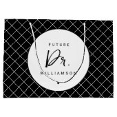 Future Doctor | Medizinstudentin Große Geschenktüte (Rückseite)