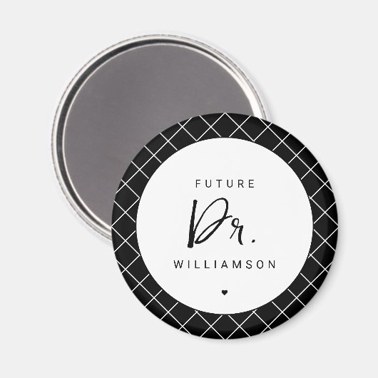 Future Doctor | Medizinstudentin Magnet (Vorderseite/Rückseite)