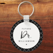 Future Doctor | Medizinstudentin Schlüsselanhänger (Vorderseite)