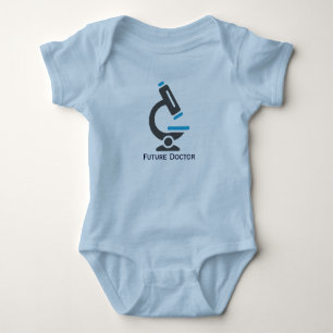 Future Doctor Microscope Design Baby Clothing Baby Strampler
