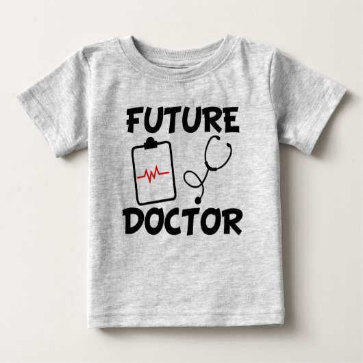 Future Doctor niedliches Baby-Shirt witzig Baby T-shirt (Vorderseite)