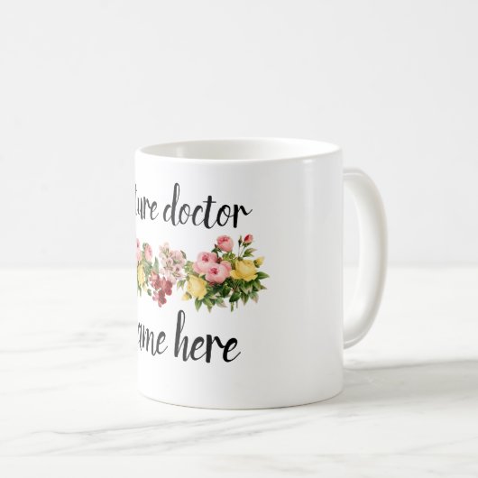 Future doctor personalized mug kaffeetasse (VorderseiteRechts)