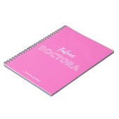 Future Doctora Notebook Notizblock (Linke Seite)