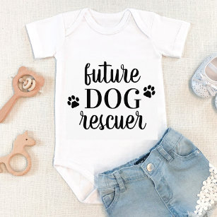 Future Dog Rescuer Niedlich Baby Strampler