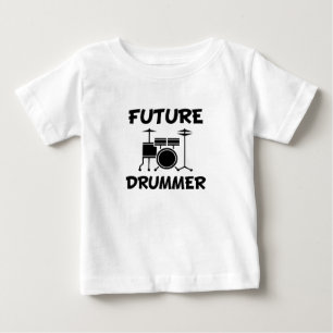 Future Drummer lustiges Baby Shirt