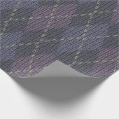 Future Dusk Argyle Christmas Geschenkpapier (Ecke)