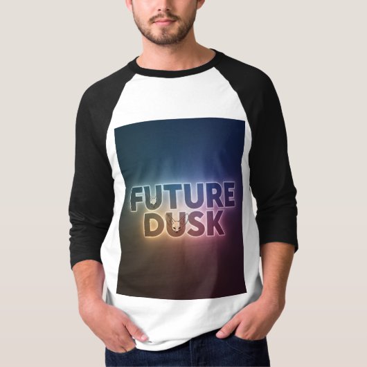 Future Dusk - Neon Desert Fox Design T-Shirt (Vorderseite)