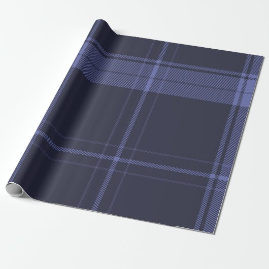 Future Dusk Tartan Geschenkpapier (Ungerollt)