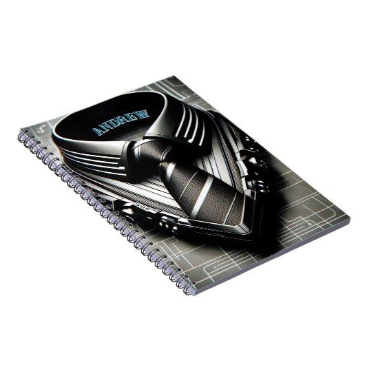 Future Elegance - 4D Necktie Classic Notebook Notizblock (Rechte Seite)