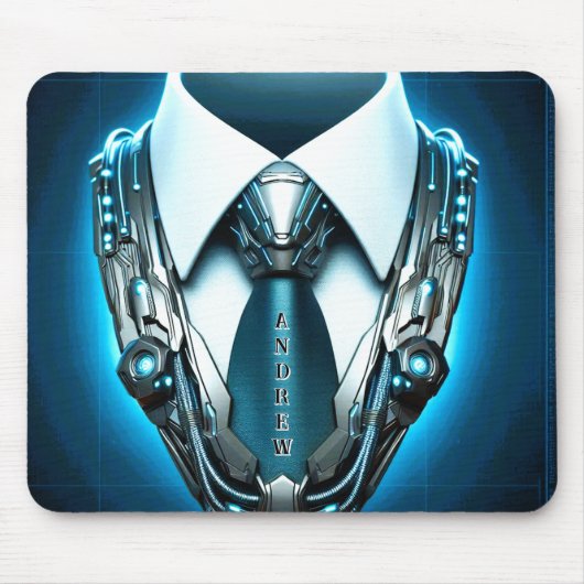 Future Elegance - 4D Necktie Mousepad für Ihn (Vorne)