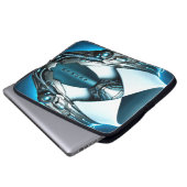 Future Elegance - 4D Necktie Neoprene Notebook-Sie Laptopschutzhülle (Vorne Knopf)