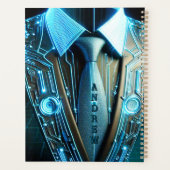 Future Elegance - 4D Necktie Planner für Ihn & Vat Planer (Rückseite)