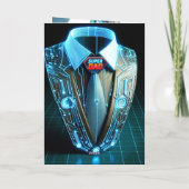 Future Elegance - 4D Necktie Vatertag Card Karte (Rückseite)