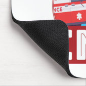 Future EMT Paramedic Ambulance Driver Mousepad (Ecke)