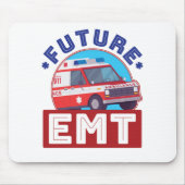 Future EMT Paramedic Ambulance Driver Mousepad (Vorne)