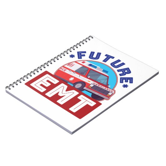 Future EMT Paramedic Ambulance Driver Notizblock (Linke Seite)