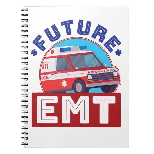 Future EMT Paramedic Ambulance Driver Notizblock (Vorderseite)