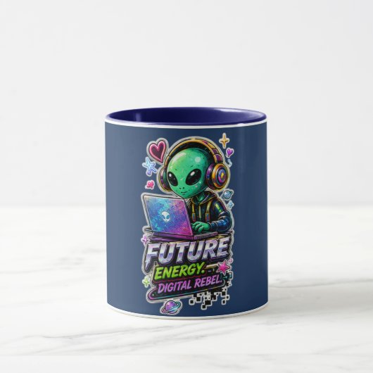 Future Energy Digital Rebel Tasse ⚡ (Zentrum)