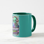 Future Energy Tasse ⚡ Cyber Rebel Kaffeetasse (VorderseiteRechts)