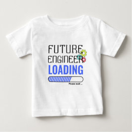 Future Engineer Laden Trendy Personalisiert Unisex Baby T-shirt