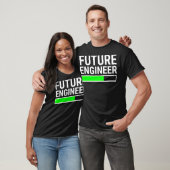 Future Engineer Loading Bar Cool Graduation Gift T-Shirt (Unisex)