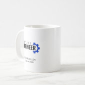 Future Engineer Personalized Graduation Kaffeetasse (Vorderseite Links)