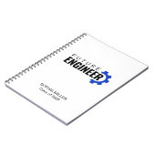 Future Engineer Personalized Graduation Notizblock (Linke Seite)