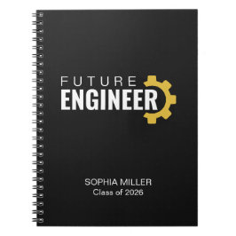 Future Engineer Personalized Graduation Notizblock