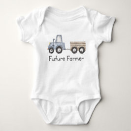 Future Farmer, Country Baby Shower Gift Baby Strampler