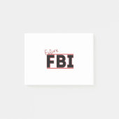 Future FBI Post-it Klebezettel (Vorderseite)