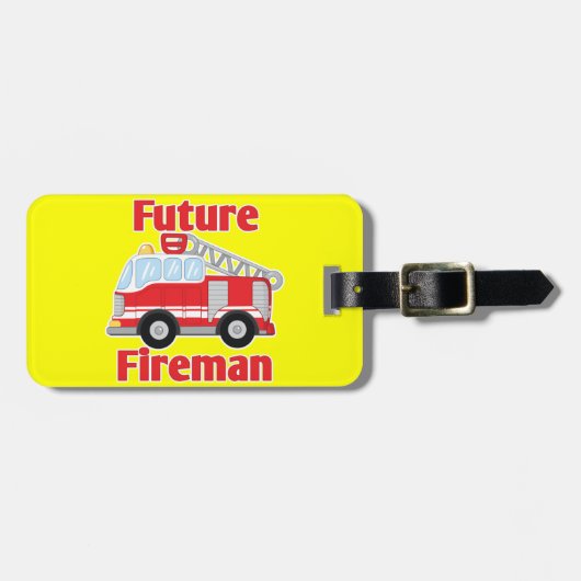 Future Fireman Gepäckanhänger (Vorderseite horizontal)