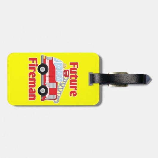 Future Fireman Gepäckanhänger (Rückseite horizontal)