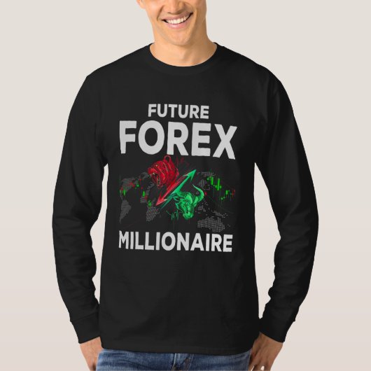 Future Forex Millionaire Business Eigentümer Unter T-Shirt (Vorderseite)