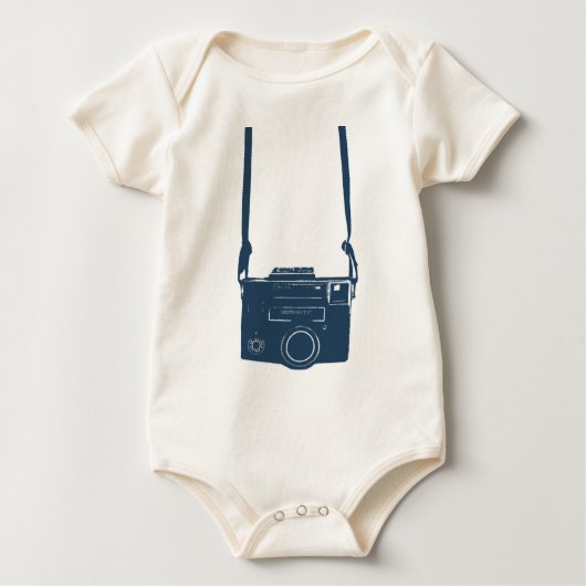 Future Fotograf Camera Säugling Bio Strampler (Vorderseite)
