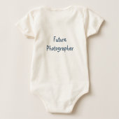 Future Fotograf Camera Säugling Bio Strampler (Rückseite)