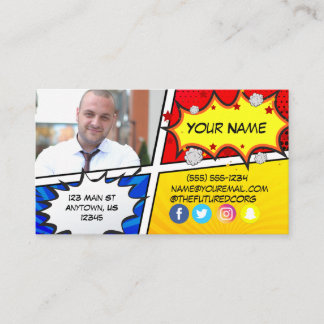 Future Foundation Superheld 2 Visitenkarte