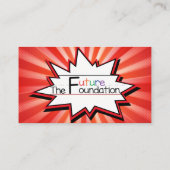 Future Foundation Superheld Visitenkarte (Rückseite)