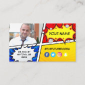 Future Foundation Superheld Visitenkarte (Vorderseite)