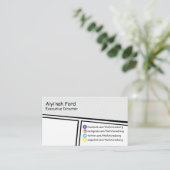 Future Foundation Visitenkarte (Stehend Vorderseite)