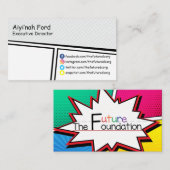 Future Foundation Visitenkarte (Vorne/Hinten)