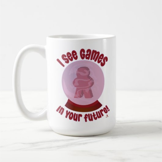Future Games Crystal Ball Hobby Predict This Kaffeetasse (Links)
