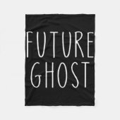 Future Ghost Diy Halloween-Kostüm Fleecedecke (Vorderseite)