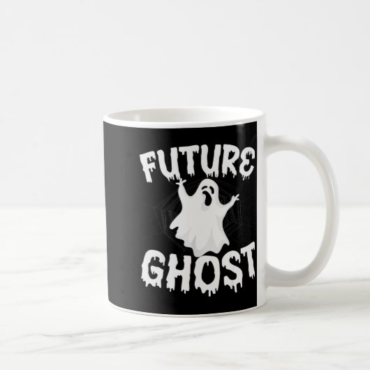 Future Ghost Funny Halloween Boo Soky Trick Or Tre Kaffeetasse (Rechts)