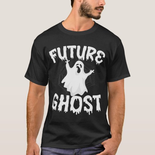 Future Ghost Funny Halloween Boo Soky Trick Or Tre T-Shirt (Vorderseite)