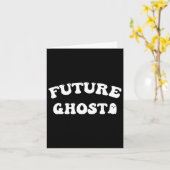 Future Ghost Funny Halloween Costume Karte (Gelbe Blume)